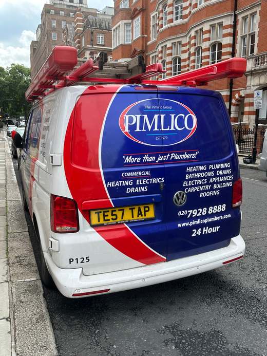 TE57 TAP number plate – Pimlico Plumbers