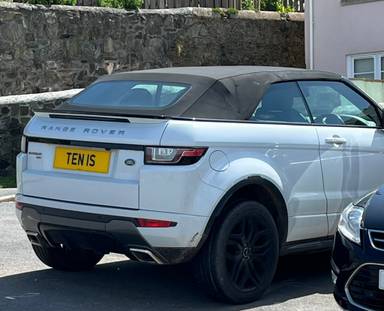 UK Number Plate TEN 1S