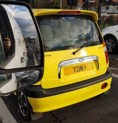 UK Number Plate TON 1