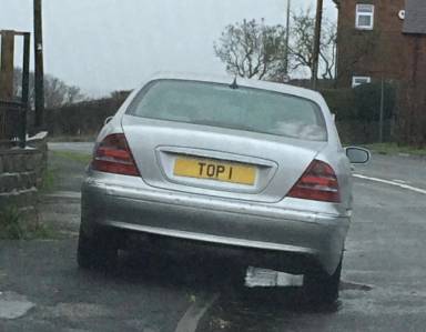 UK Number Plate TOP 1
