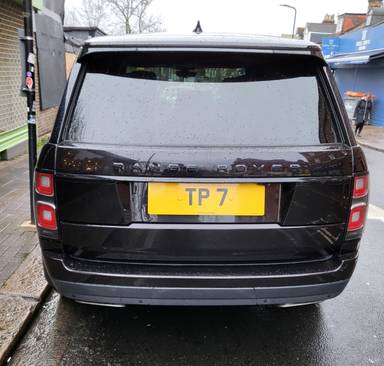 UK Number Plate TP 7