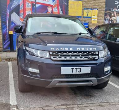 UK Number Plate TT 3
