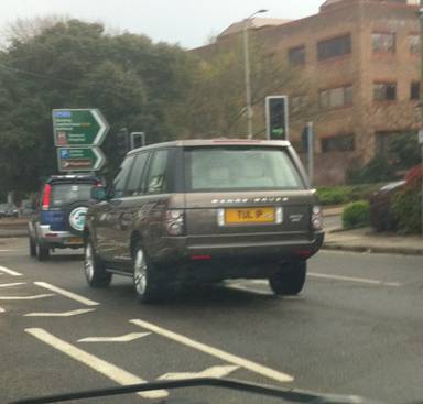 UK Number Plate TUL 1P