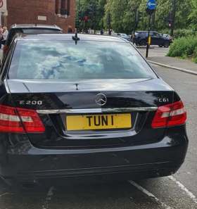 TUN 1 on a vehicle — Tunisia diplomatic registration