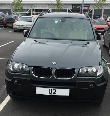 UK Number Plate U 2