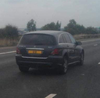 UK Number Plate U 8