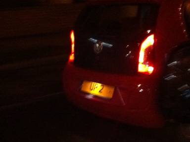 UK Number Plate UP 2