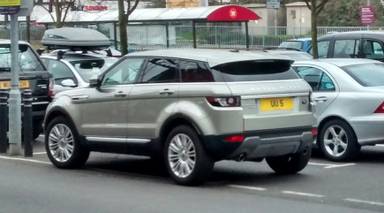 UK Number Plate UU 5