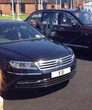 UK Number Plate V 0