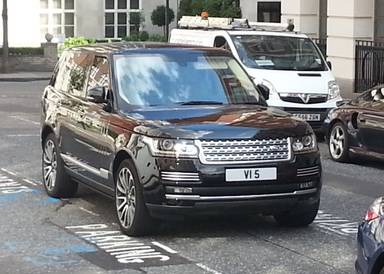 UK Number Plate V 15