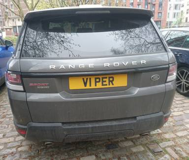 UK Number Plate V1 PER