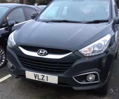 UK Number Plate VLZ 1