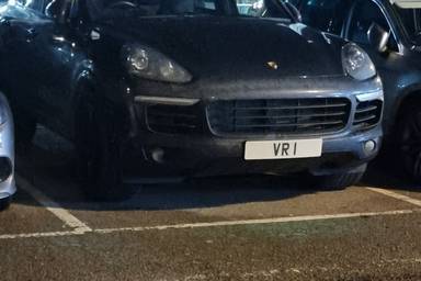 UK Number Plate VR 1