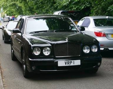 UK Number Plate VRP 1