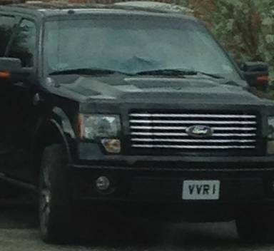 UK Number Plate VVR 1