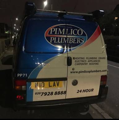 UK Number Plate W10 LAV