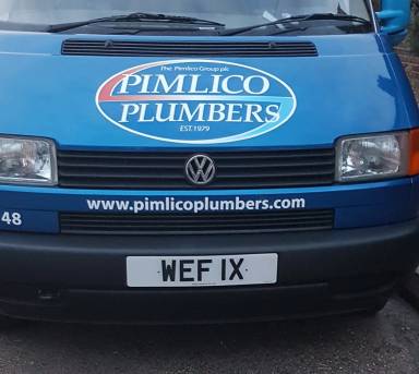 UK Number Plate WEF 1X