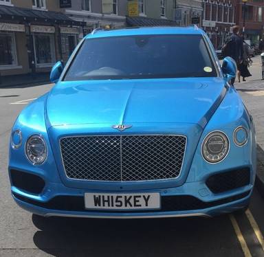 UK Number Plate WH15 KEY