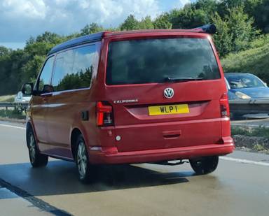 UK Number Plate WLP 1