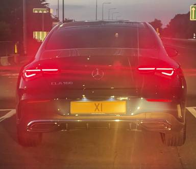 UK Number Plate X 1