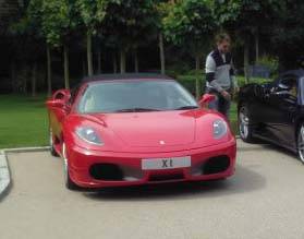 UK Number Plate X 1