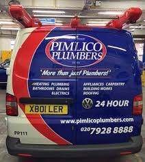 X801 LER number plate – Pimlico Plumbers
