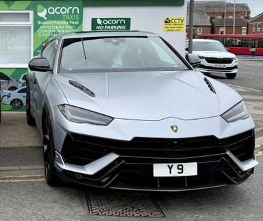 UK Number Plate Y 9