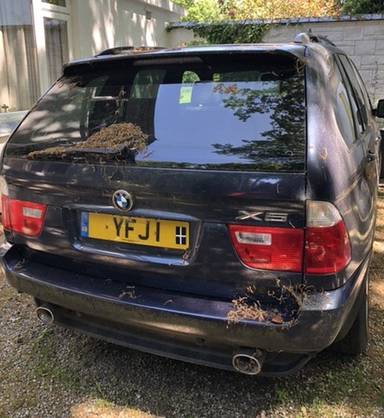 UK Number Plate YFJ 1