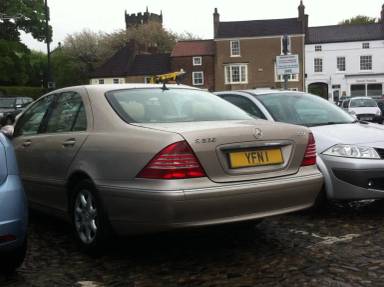 UK Number Plate YFN 1