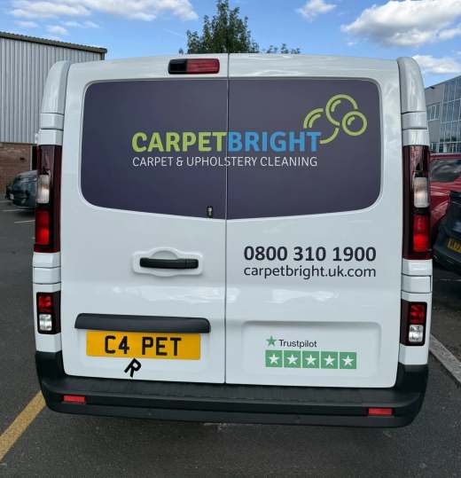 C4 PET number plate – Carpet Bright UK