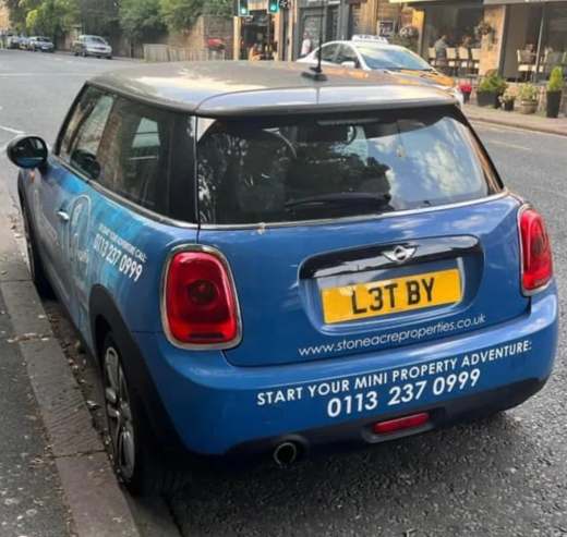 L3 TBY number plate – Stoneacre Properties