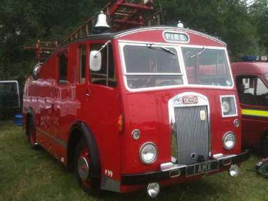 UK Number Plate 1 AMX on a 1954 RED Dennis