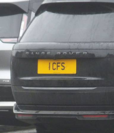 UK Number Plate 1 CFS on a 2024 Black Land Rover Range Rover Autobio D Mhev A