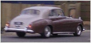 UK Number Plate 1 CWV on a 1964 Brown Rolls Royce Silver Cloud