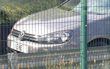 UK Number Plate 1 EVE on a 2009 Grey Volkswagen Golf
