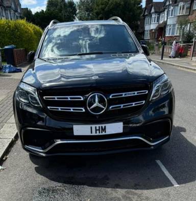 UK Number Plate 1 HM