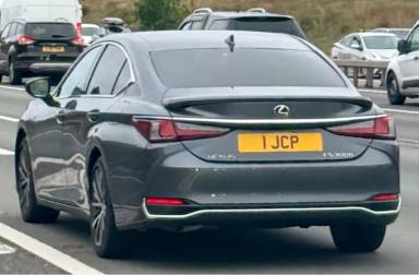 UK Number Plate 1 JCP on a 2024 Grey Lexus Es 300h Premium Edition Cvt