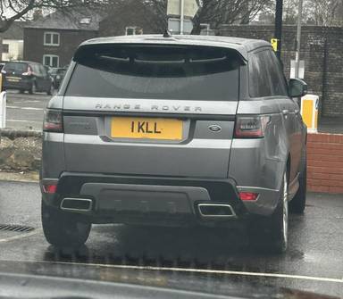 UK Number Plate 1 KLL on a 2026 Silver Land Rover R-Rover Sport Dyn Se D Mhev A