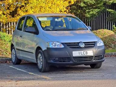 UK Number Plate 1 LCB on a 2012 Silver Volkswagen FOX