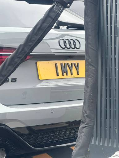 UK Number Plate 1 MYY on a 2021 Grey Audi Rs 6 V-Sprung Tfsi Mhev Quat A