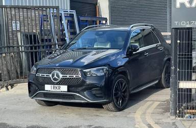 UK Number Plate 1 RKR on a 2024 Black Mercedes-Benz Gle 450 Amg Ln Prm+ D Mhev 4ma
