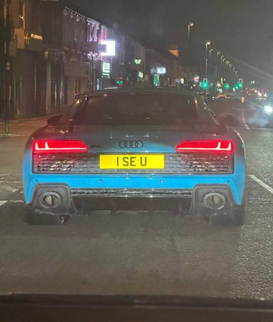 UK Number Plate 1 SEU on a 2017 Blue Vauxhall Mokka