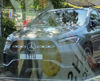 UK Number Plate 1 TTU on a 2023 Grey Mercedes-Benz Gla 220amg Ln Prm+Nt Ed D 4m A
