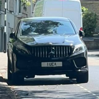 UK Number Plate 1 UCA on a 2020 Grey Audi GLE