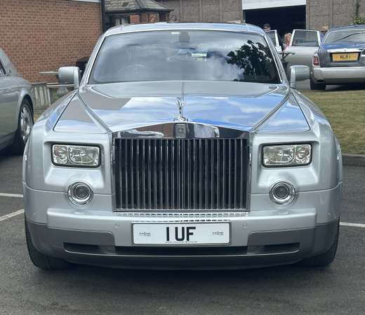 1 UF number plate – A.W. Lymn