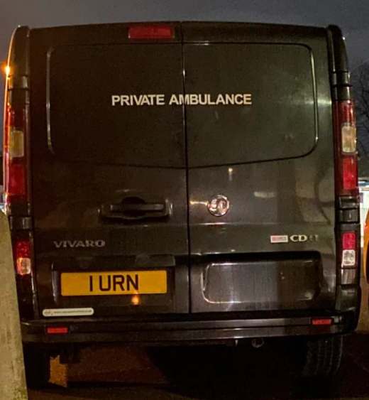 1 URN number plate – A.W. Lymn