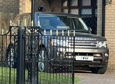 UK Number Plate 1 WNK on a 2010 Bronze Land Rover Range Rover Sport