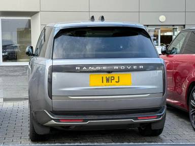 UK Number Plate 1 WPJ