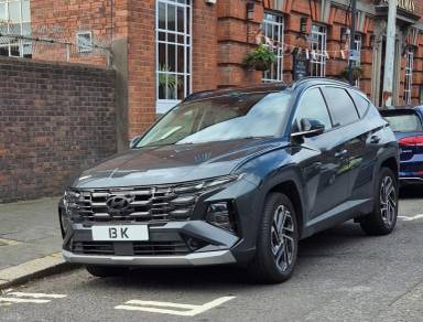 UK Number Plate 13 K on a 2025 Green Hyundai Grand Cherokee Crd Ltd Auto