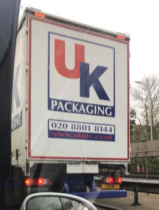 13 UK number plate – UK Packaging